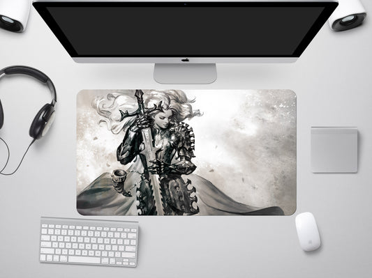 Demon Sword. Stitched Playmat