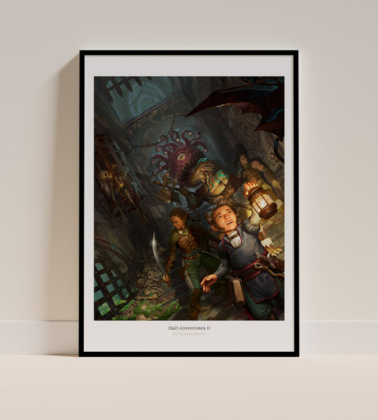 D&D Adventurer Cover 2. Art Print