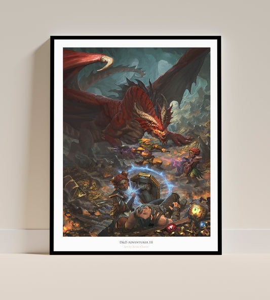 D&D Adventurer Cover 3. Art Print