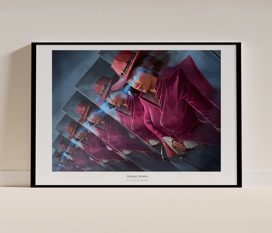 Double Down. Art Print