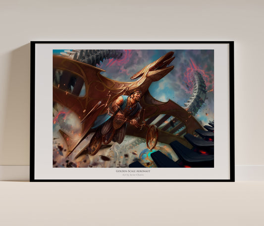 Golden-Scale Aeronaut. Art Print
