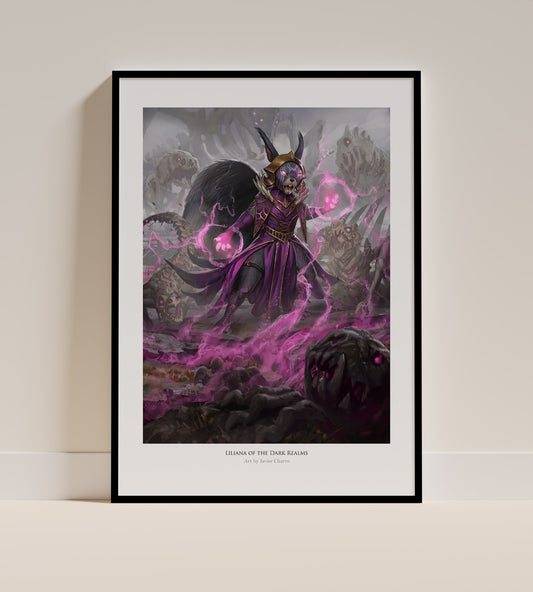 Liliana of the Dark Realms. Art Print