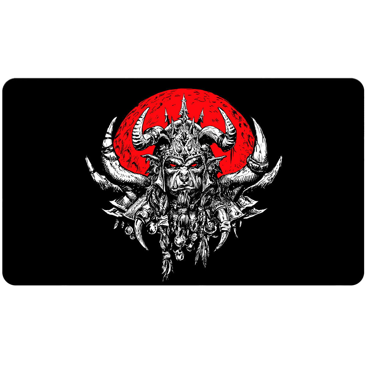 Blood Moon. Stitched Playmat