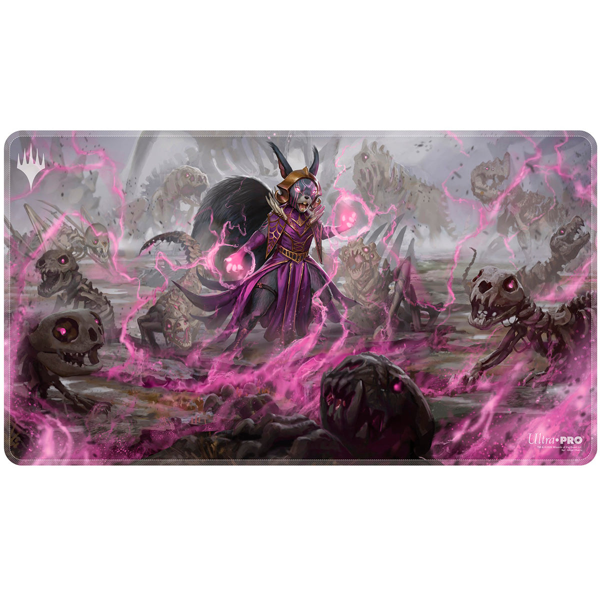 Liliana of the Dark Realms. Stitched Playmat – Charro Art Shop