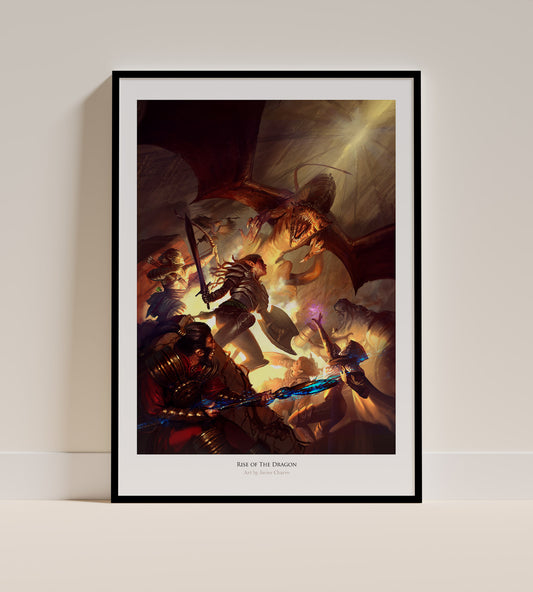 Rise of the Dragon. Art Print