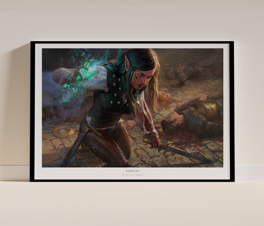 Survive. Art Print