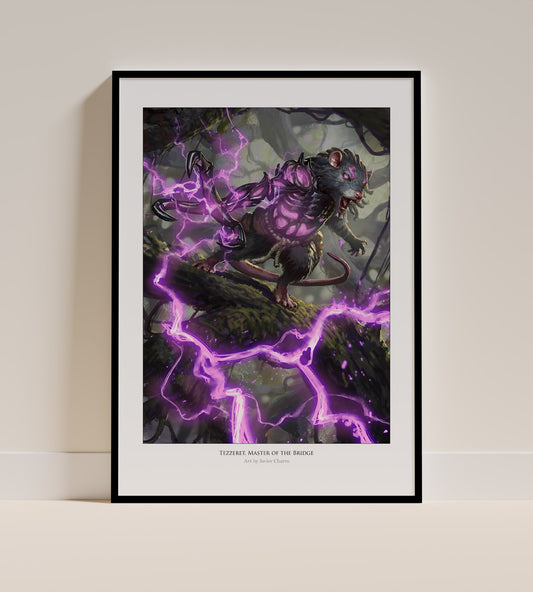 Tezzeret, Master of The Bridge. Art Print