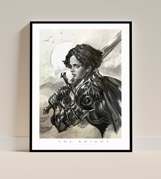 The Knight. Art Print
