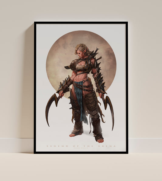 Legend of the Arena. Art Print