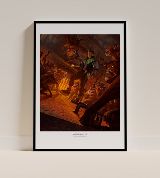 Maddening Hex. Art Print