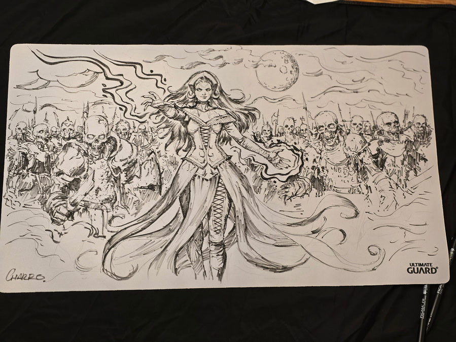 CUSTOM DRAWN PLAYMAT.