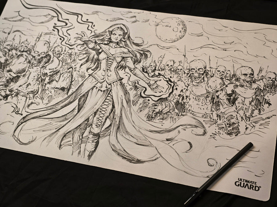 CUSTOM DRAWN PLAYMAT.