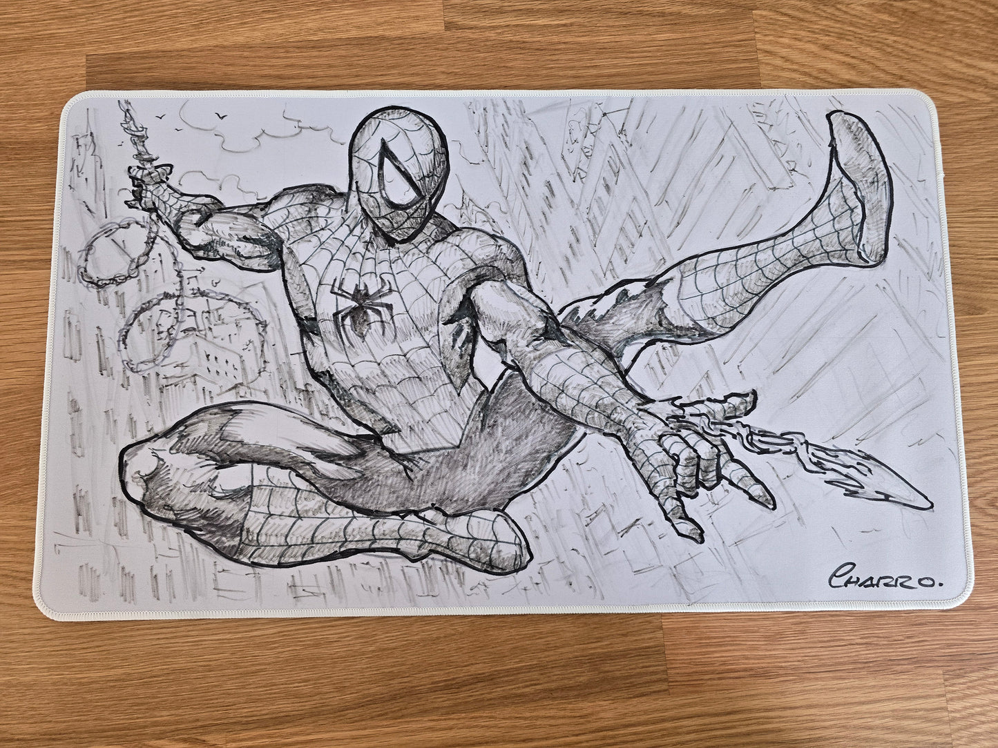 CUSTOM DRAWN PLAYMAT.