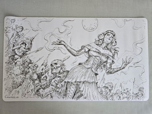 CUSTOM DRAWN PLAYMAT.