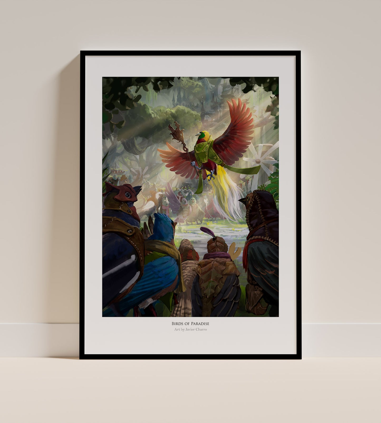 Birds of Paradise. Art Print