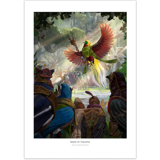 Birds of Paradise. Art Print