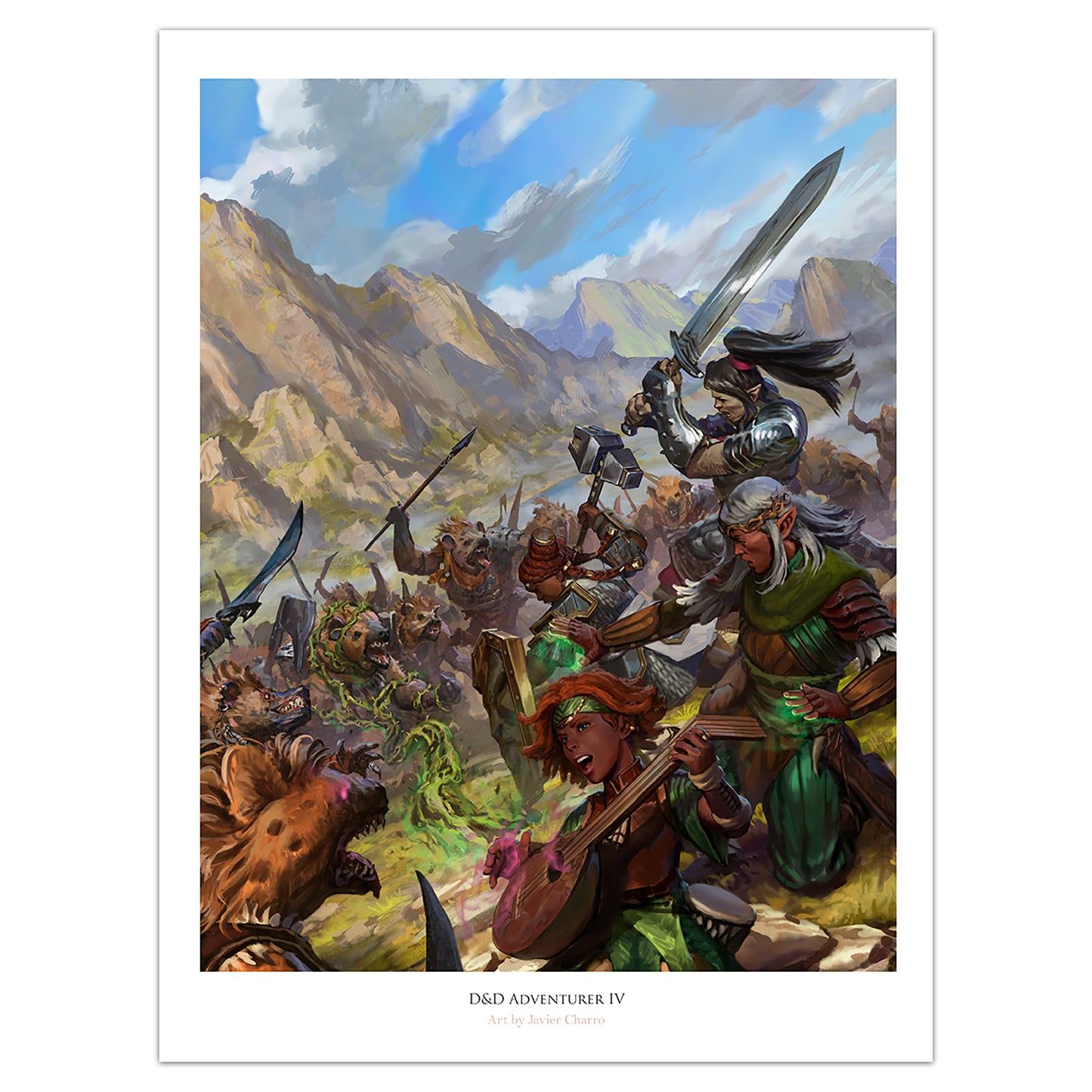 D&D Adventurer Cover 4. Art Print
