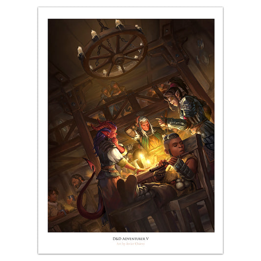 D&D Adventurer Cover 5. Art Print