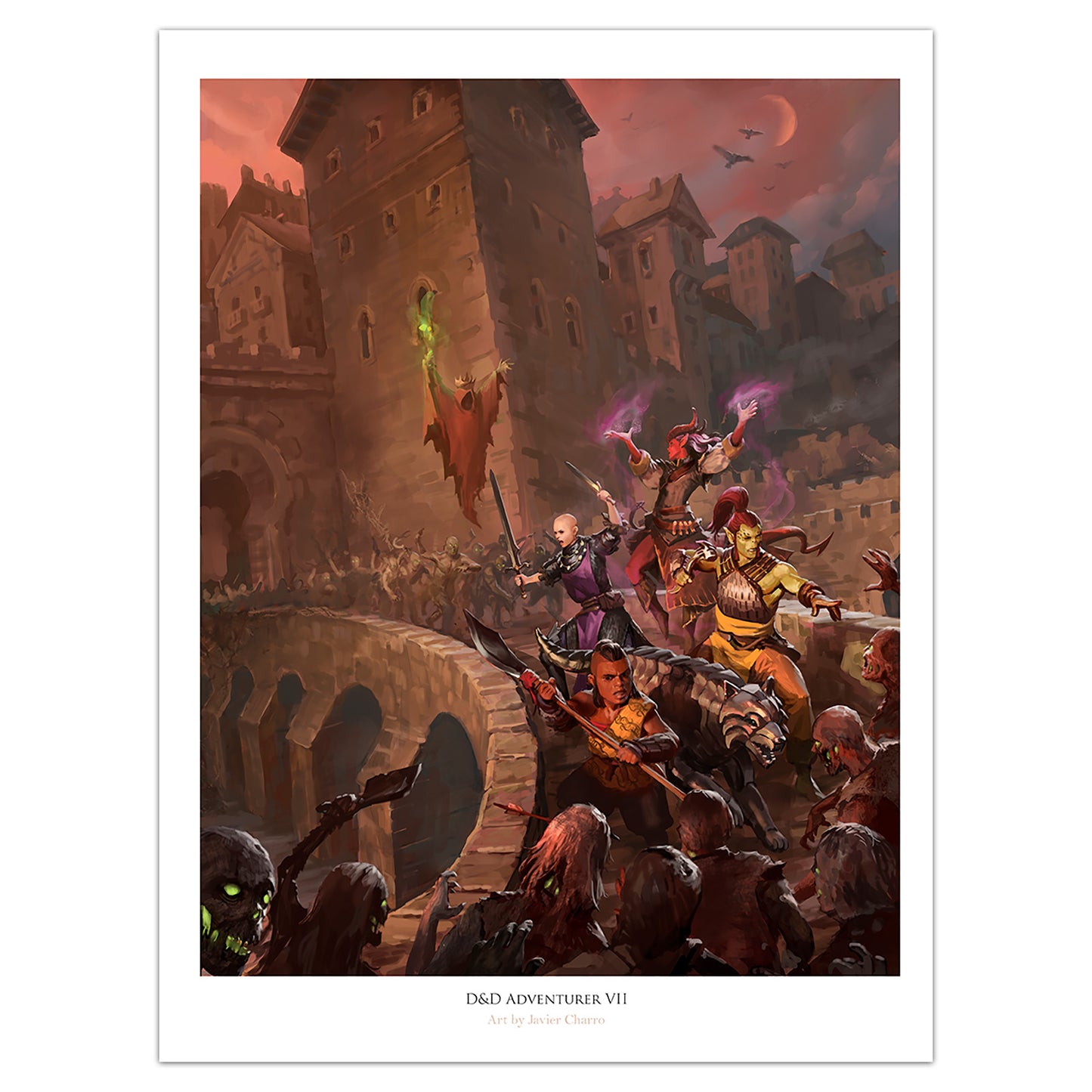 D&D Adventurer Cover 7. Art Print