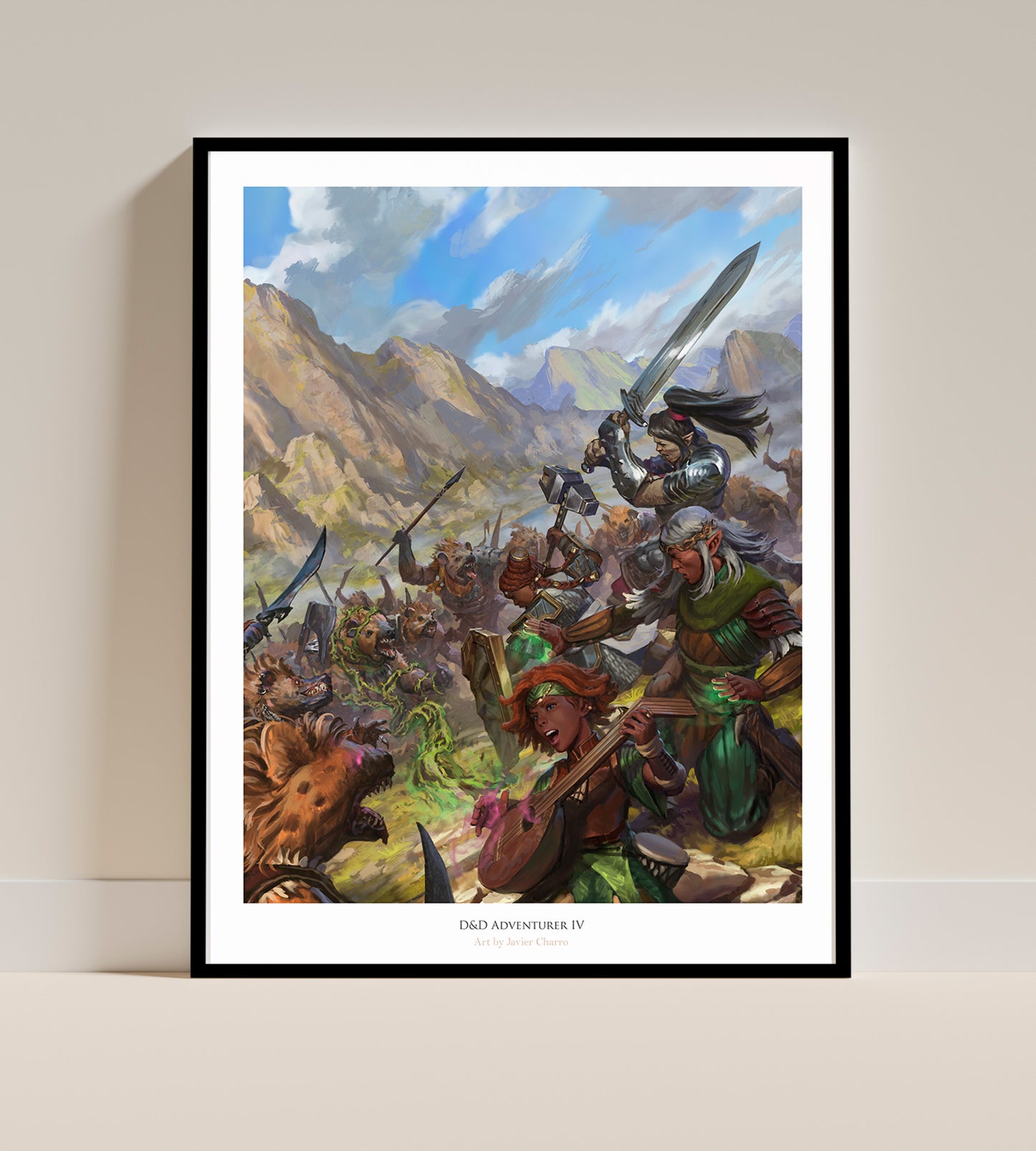 D&D Adventurer Cover 4. Art Print