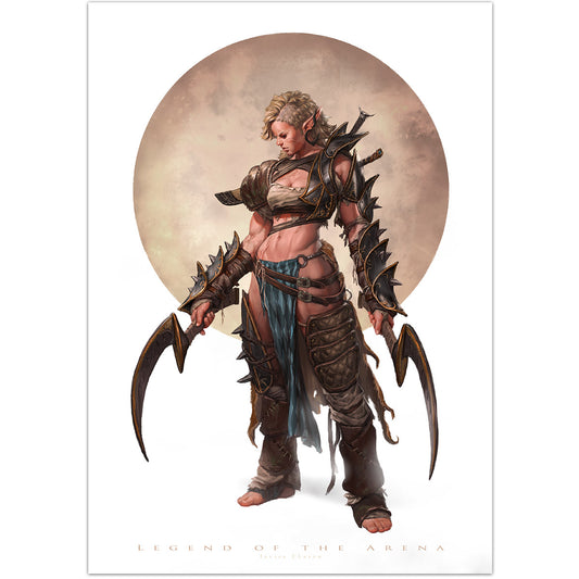 Legend of the Arena. Art Print