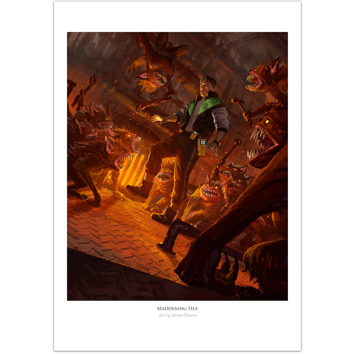 Maddening Hex. Art Print