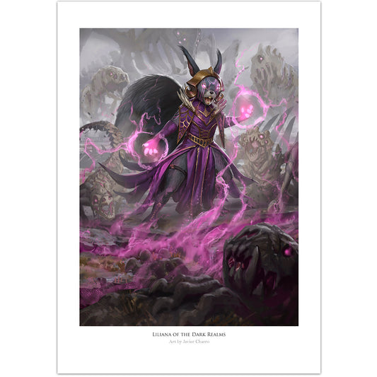 Liliana of the Dark Realms. Art Print