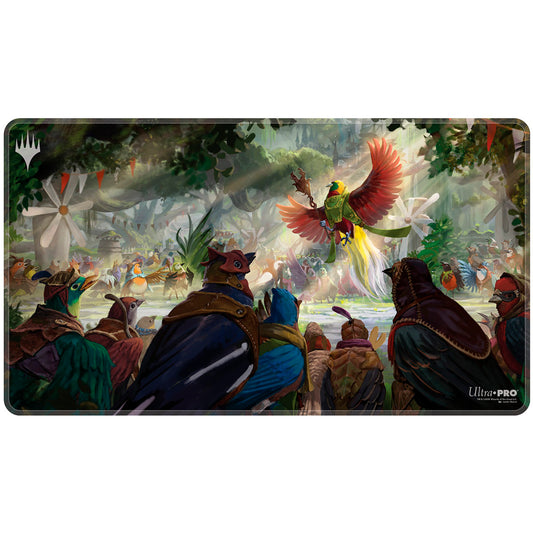 Birds of Paradise. Stitched Playmat