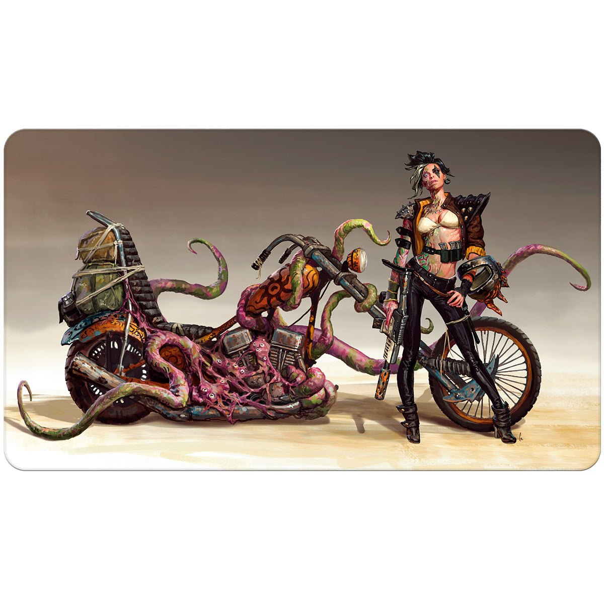 Dagon Rider. Stitched Playmat