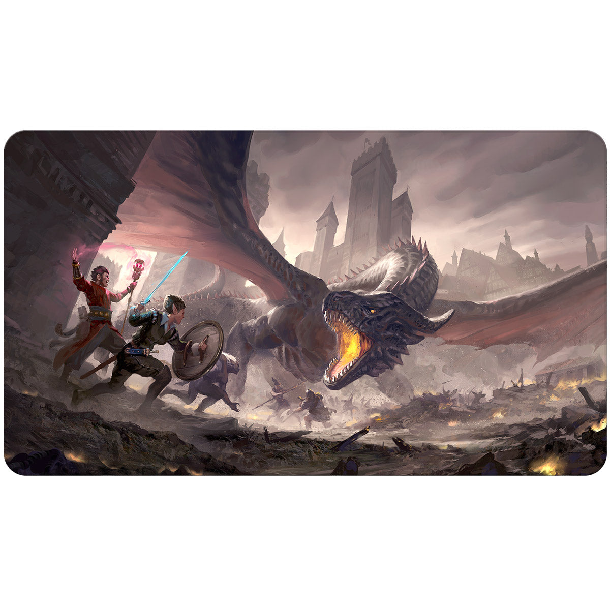 Rise of the Dragon. Stitched Playmat