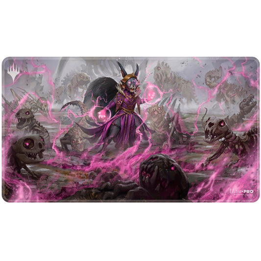 Liliana of the Dark Realms. Stitched Playmat