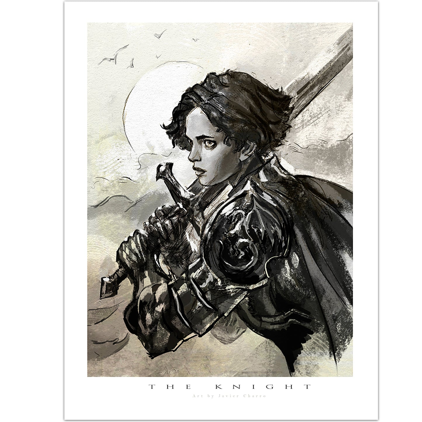 The Knight. Art Print