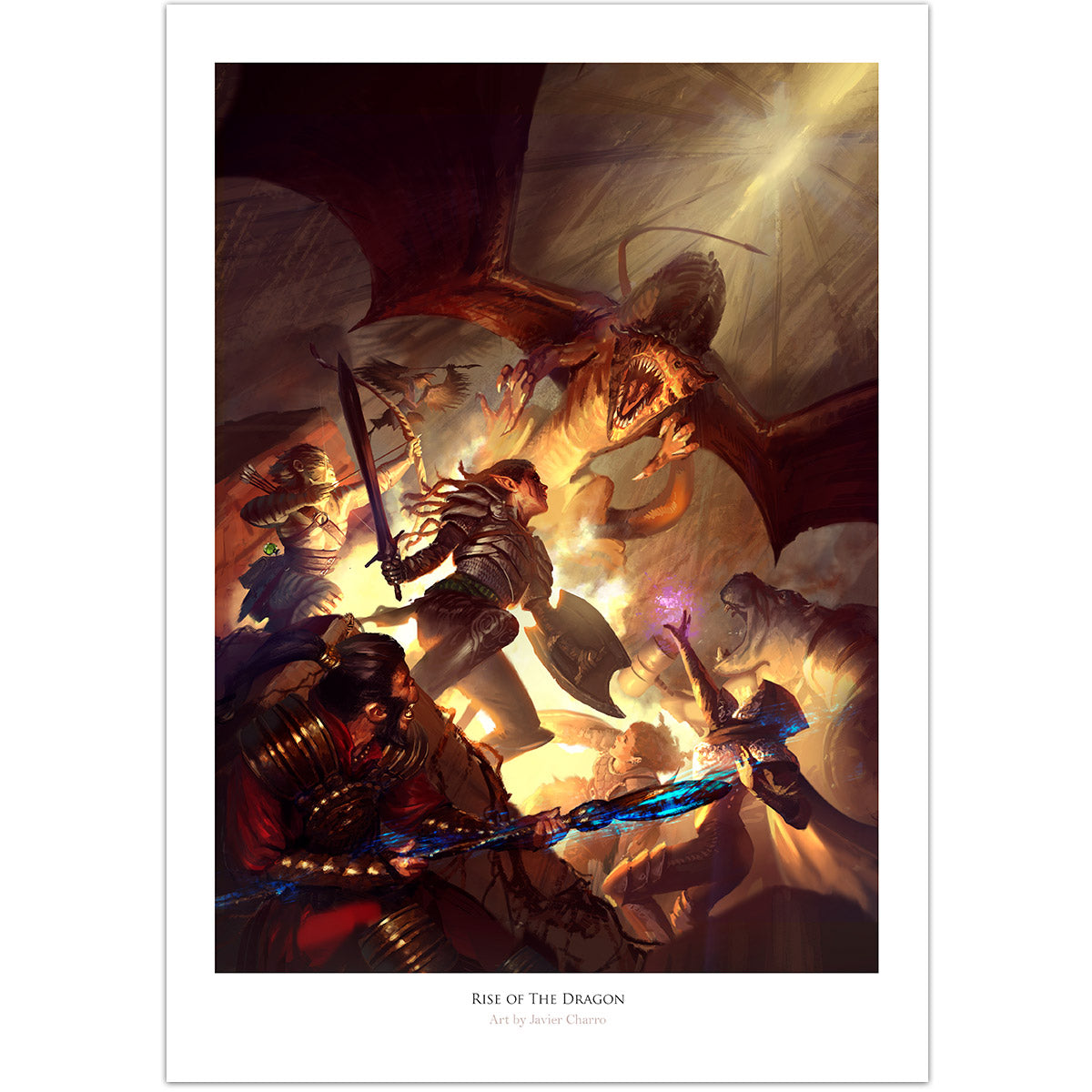 Rise of the Dragon. Art Print