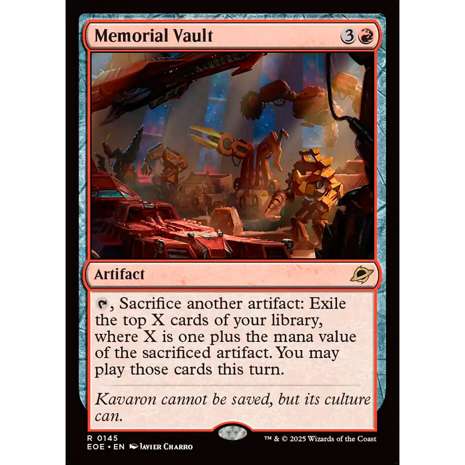 Memorial Vault. Artist Proof