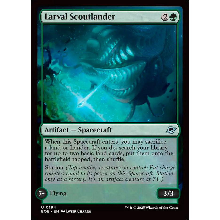Larval Scoutlander. Artist Proof